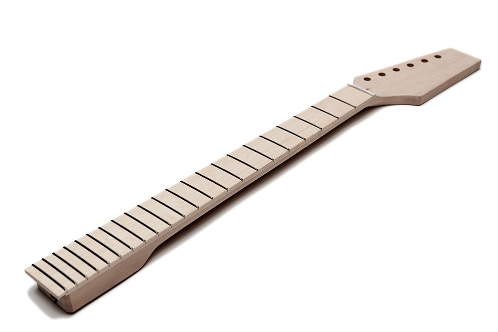 Unfinished Guitar Neck 22 fret 24.75 inch Bolt on heel Mahogany Maple wood Trapezoid Inlay Lp-L16 