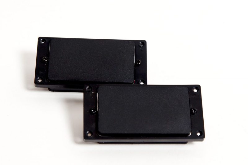 PASTILLAS HUMBUCKER CUBIERTA NEGRA ESTANDAR