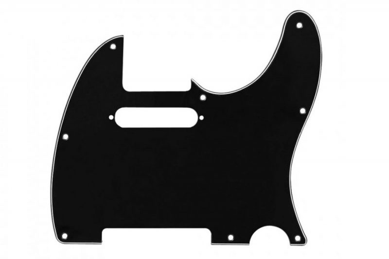 PICKGUARD TELECASTER NEGRO 3 CAPAS
