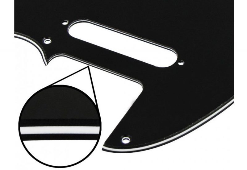 PICKGUARD TELECASTER NEGRO 3 CAPAS