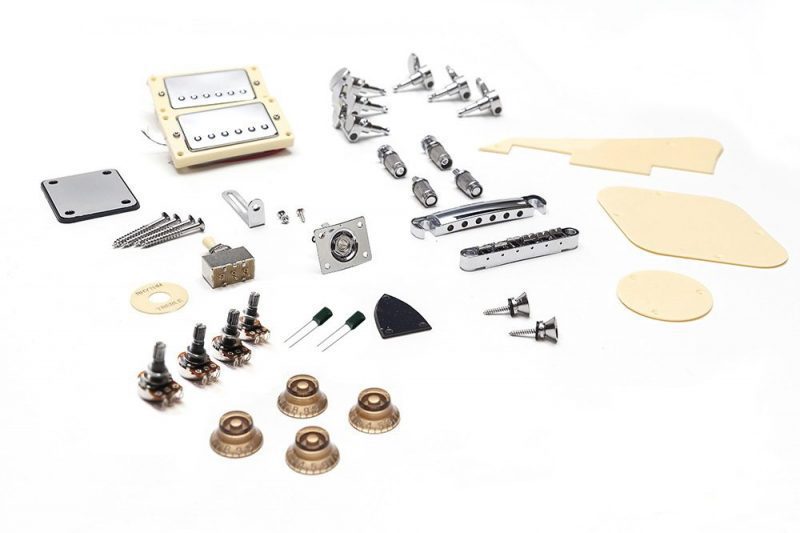 CHROME LES PAUL HARDWARE KIT