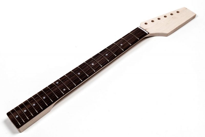 MASTIL TELECASTER DE ARCE Y PALO ROSA 21 TRASTES CEJILLA HUESO STOCK-B