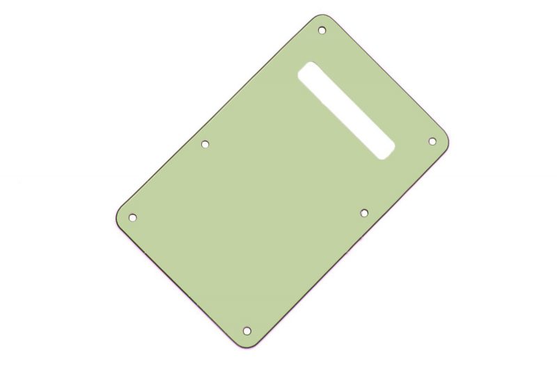 TAPA TRASERA TREMOLO VERDE MENTA 3 CAPAS