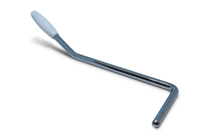 PALANCA "PUSH-IN" PARA PUENTE TREMOLO WILKINSON CROMADA TIP BLANCO