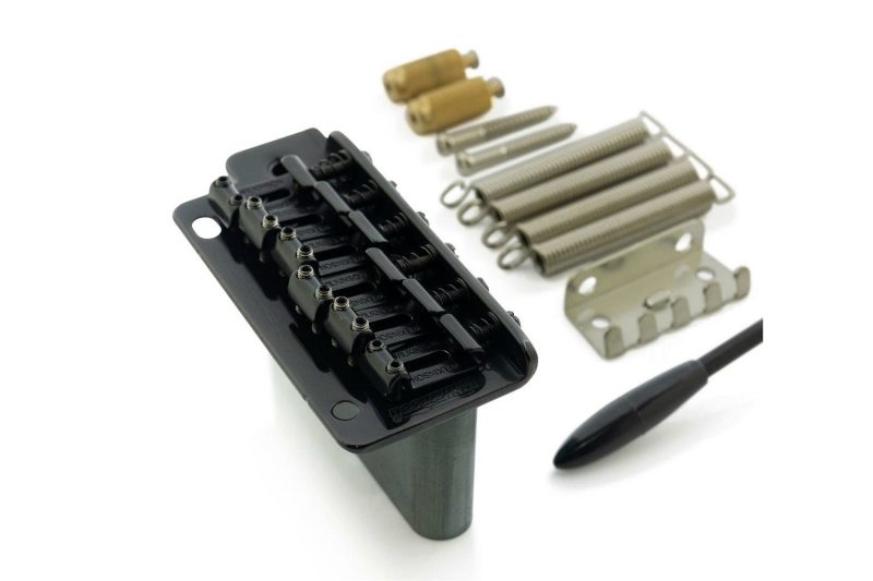 BLACK WV2 STRATOCASTER TREMOLO BRIDGE