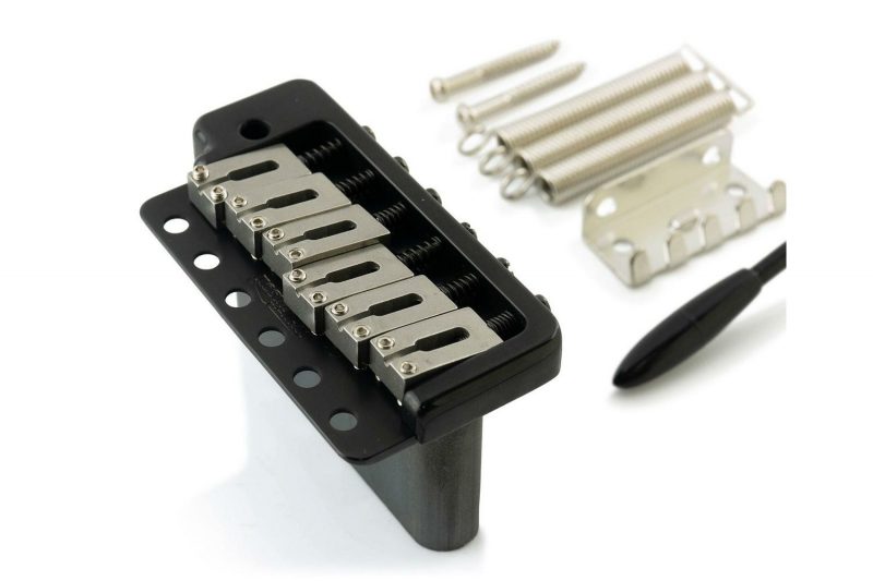 BLACK WILKINSON WVPC STRATOCASTER TREMOLO BRIDGE