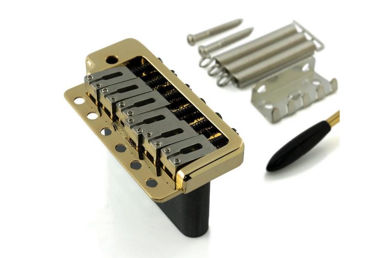 GOLD WILKINSON WVPC STRATOCASTER TREMOLO BRIDGE