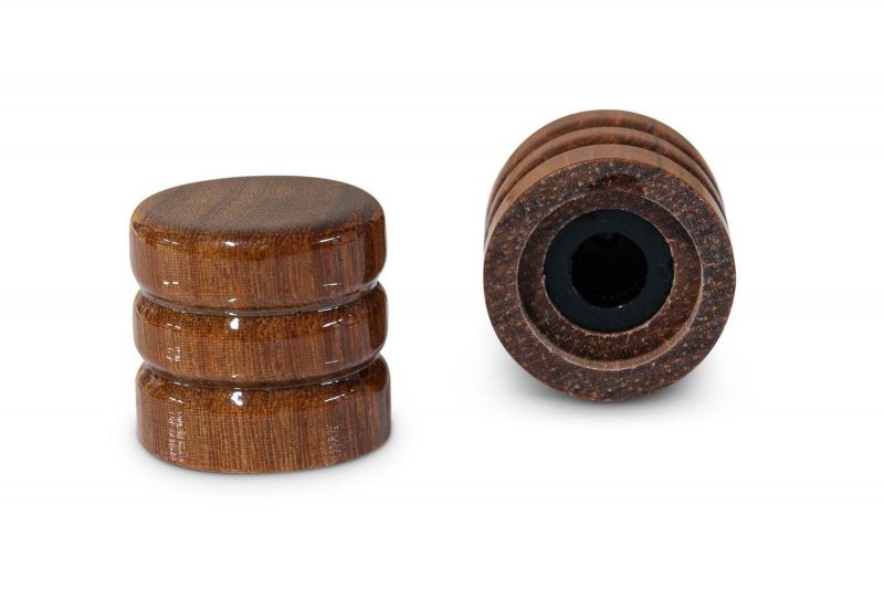 BUBINGA WOOD BARREL KNOB