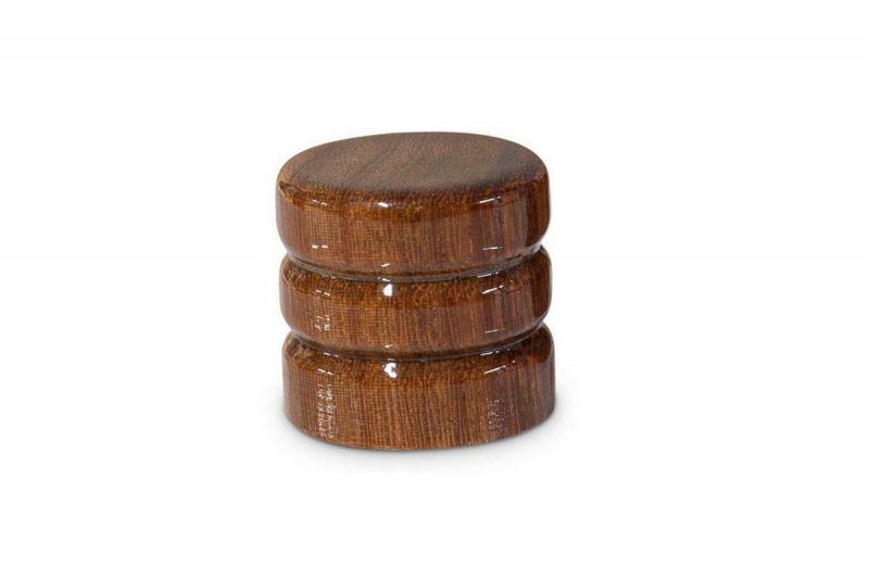 BUBINGA WOOD BARREL KNOB