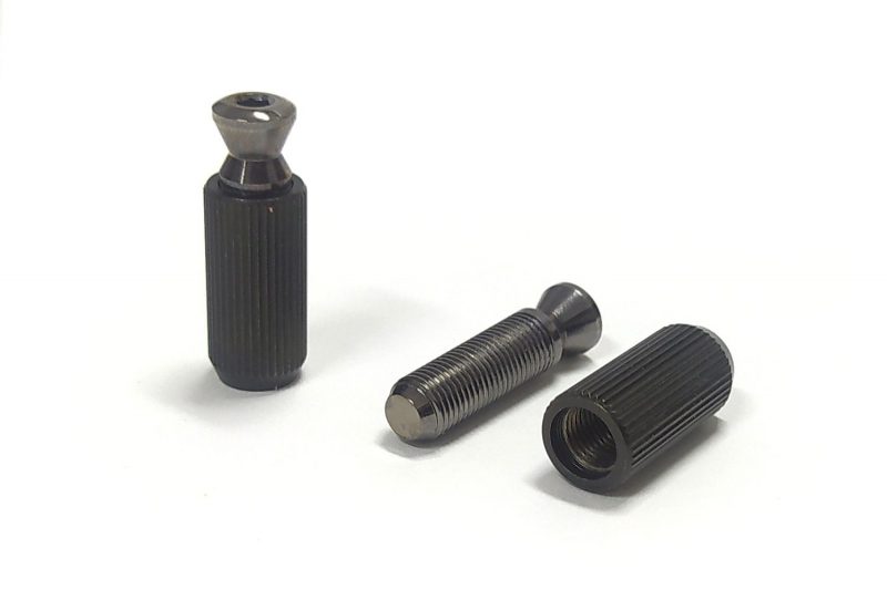 BLACK NICKEL TREMOLO & FLOYD ROSE KOREA POSTS & STUDS