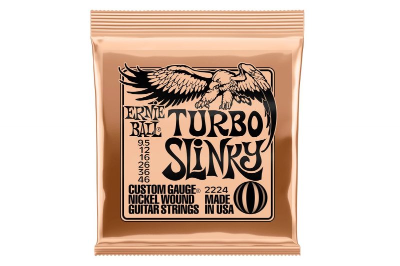 SET DE CUERDAS ERNIE BALL TURBO SLINKY NICKEL 2224