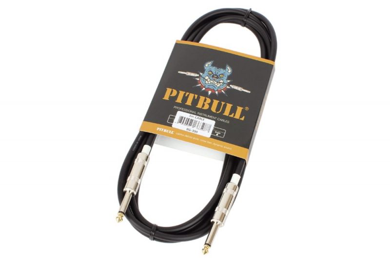 PITBULL BG-500 PVC DOUBLE MONO JACK 6.35MM CABLE 5 METERS