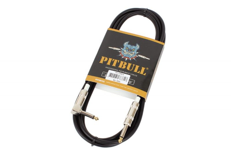 PITBULL BG-300L PVC DOUBLE MONO JACK 6.35MM CABLE 3 METERS