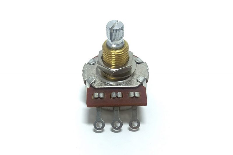 ALPHA 24MM FULL SIZE LONG SHAFT BRASS BUSHING POTENTIOMETER