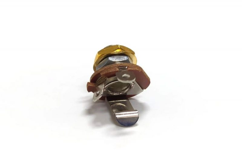 GOLD FEMALE MONO JACK CONNECTOR