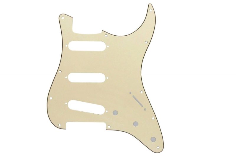 PICKGUARD STRATOCASTER SSS CREMA 3 CAPAS