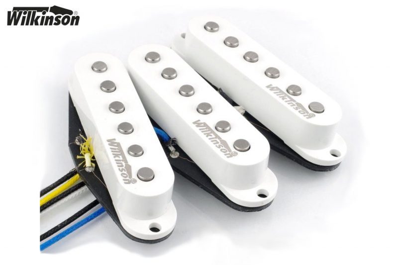 WHITE WILKINSON HIGH OUTPUT  WHS ALNICO V SINGLE COIL PICKUPS