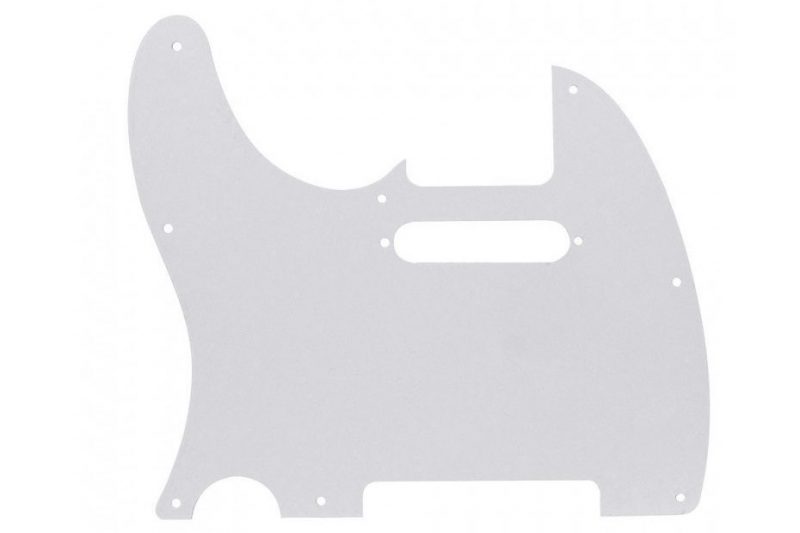 WHITE 3PLY TELECASTER PICKGUARD