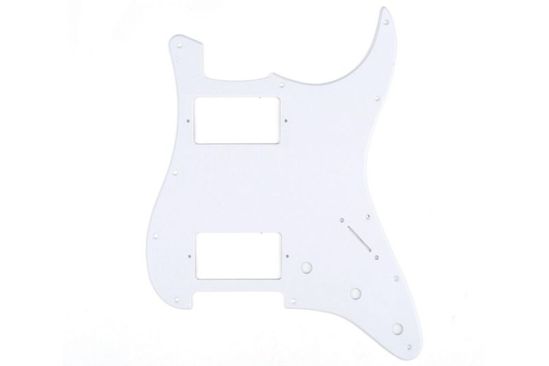 PICKGUARD STRATOCASTER HH BLANCO 1 CAPA