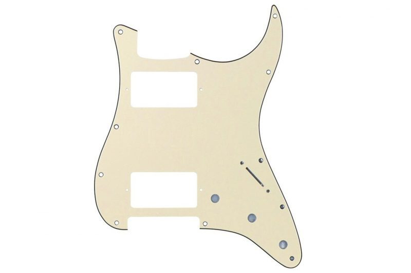 PICKGUARD STRATOCASTER HH CREMA 3 CAPAS