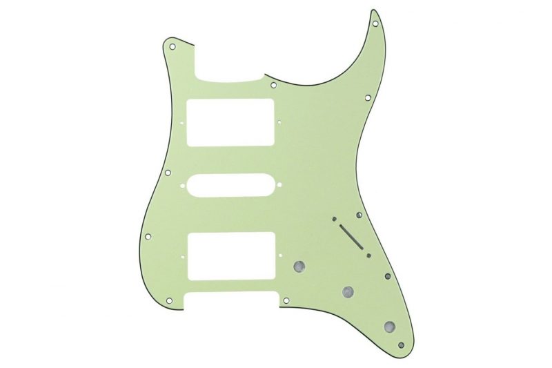 MINT GREEN STRATOCASTER PICKGUARD HSH 3PLY