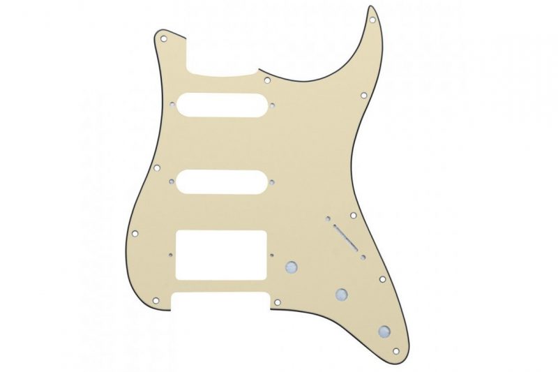 PICKGUARD STRATOCASTER HSS CREMA 3 CAPAS