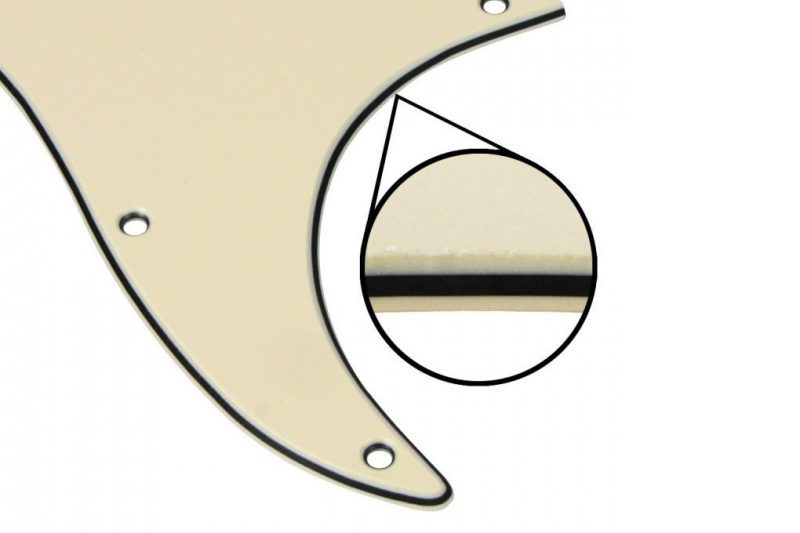 PICKGUARD STRATOCASTER HH CREMA 3 CAPAS