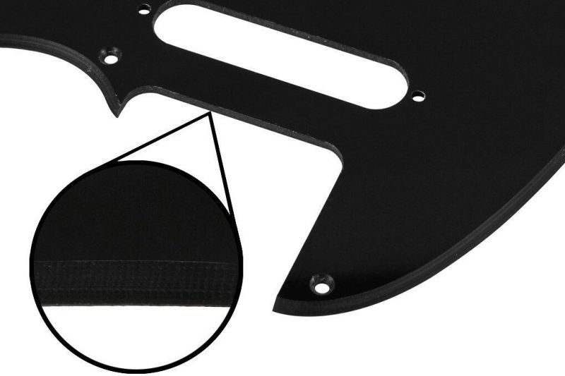 PICKGUARD TELECASTER NEGRO MATE 1 CAPA