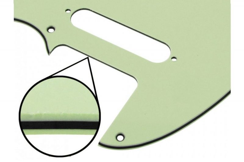 PICKGUARD TELECASTER VERDE MENTA 3 CAPAS