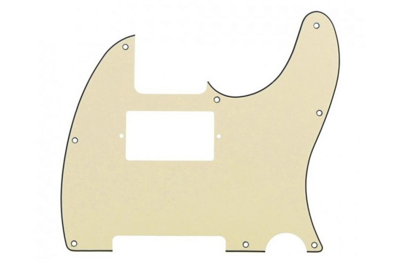 PICKGUARD TELECASTER HUMBUCKER CREMA 3 CAPAS