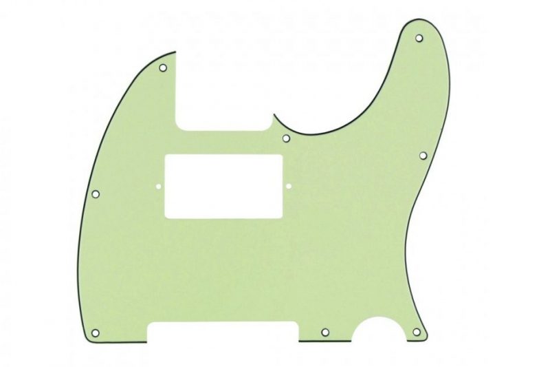 MINT GREEN 3PLY TELECASTER HUMBUCKER PICKGUARD