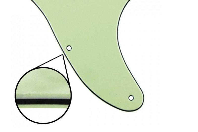 MINT GREEN 3PLY TELECASTER HUMBUCKER PICKGUARD