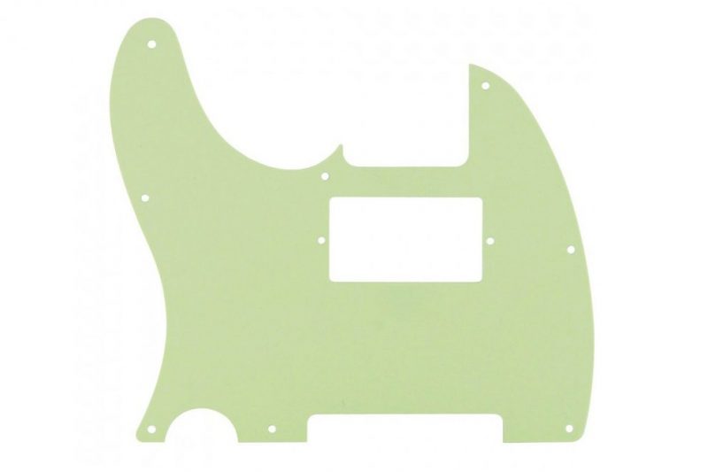 MINT GREEN 3PLY TELECASTER HUMBUCKER PICKGUARD