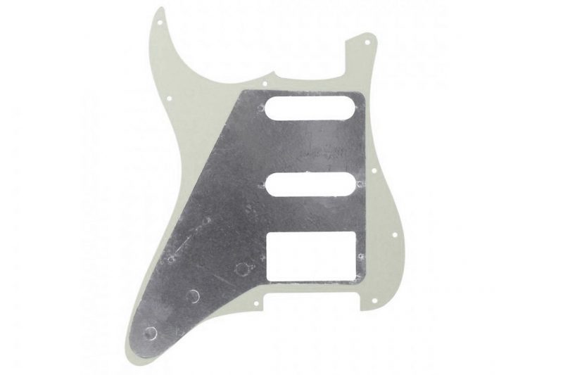 WHITE VINTAGE 3PLY STRATOCASTER PICKGUARD HSS