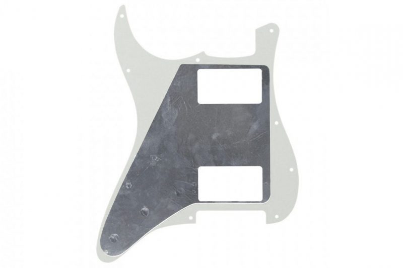 PICKGUARD STRATOCASTER HH BLANCO VINTAGE 3 CAPAS