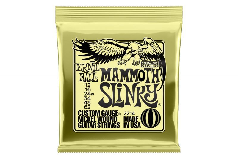 SET DE CUERDAS ERNIE BALL MAMMOTH SLINKY NICKEL 2214