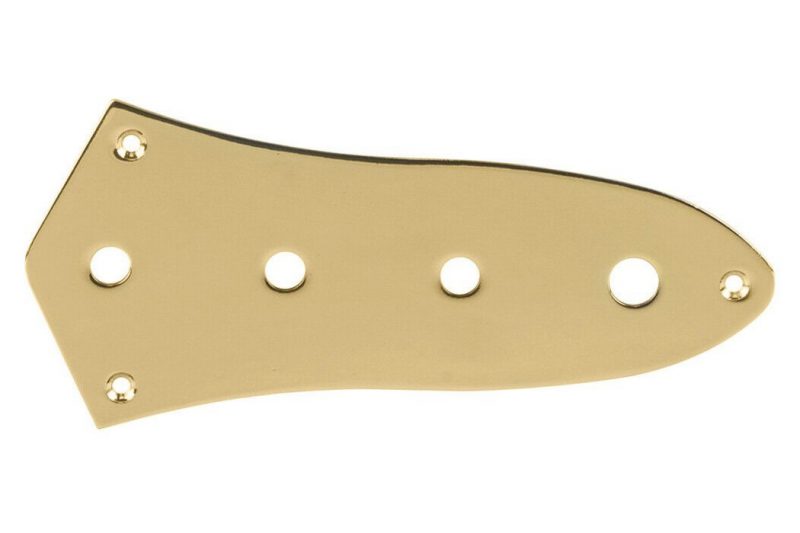 HC002 GOLD JAZZ BASS CONTROL PLATE