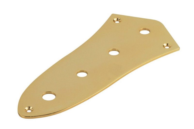 HC002 GOLD JAZZ BASS CONTROL PLATE