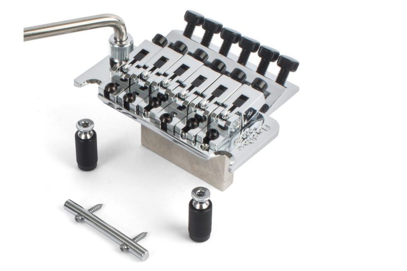 CHROME FLOYD ROSE PRO 1000 SERIES FRTP1000 DOUBLE LOCKING TREMOLO BRIDGE