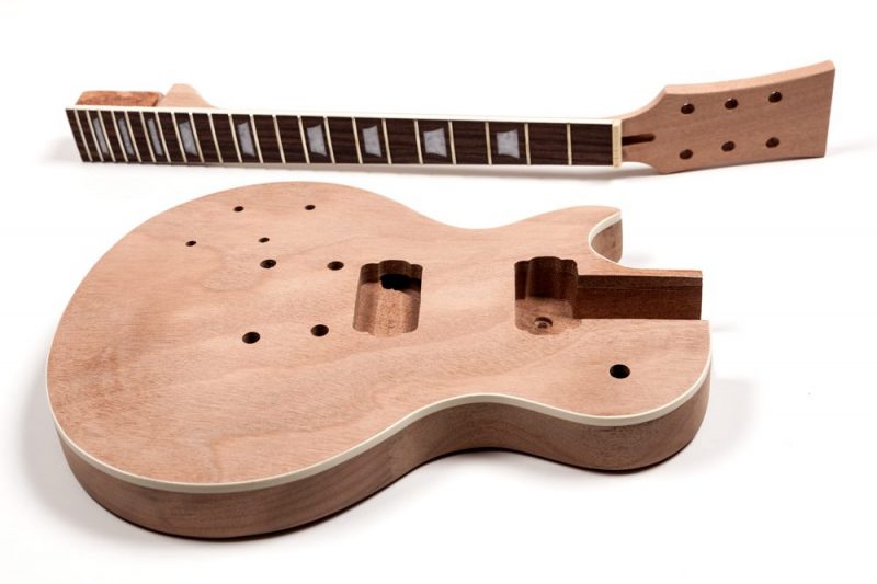 LEFT MAHOGANY SET-IN LES PAUL ELECTRIC GUITAR DIY KIT