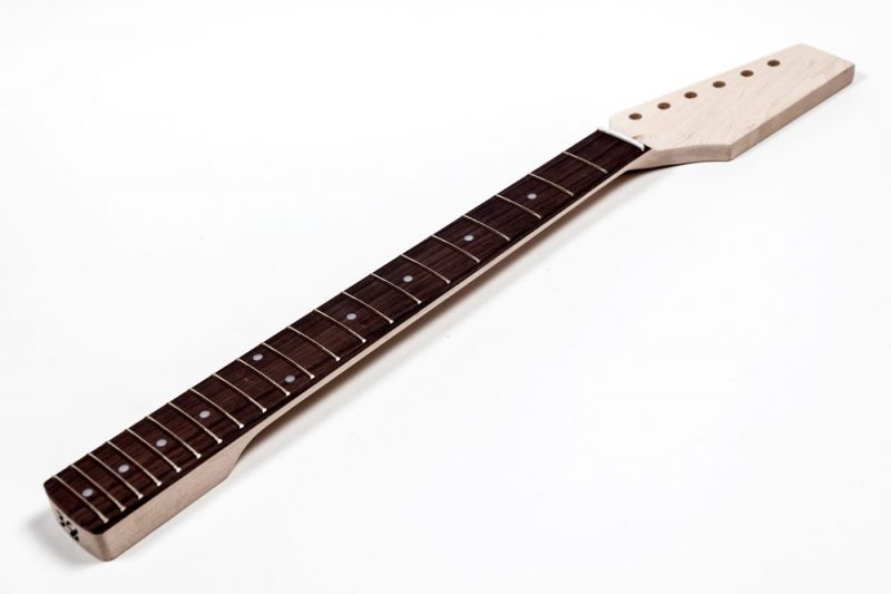MASTIL STRATOCASTER DE ARCE Y PALO ROSA 21 TRASTES CEJILLA HUESO