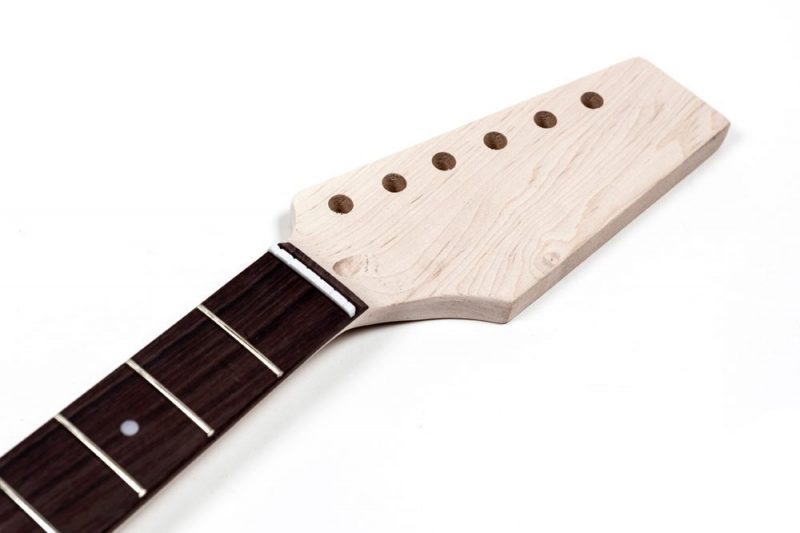 MASTIL STRATOCASTER DE ARCE Y PALO ROSA 21 TRASTES CEJILLA HUESO