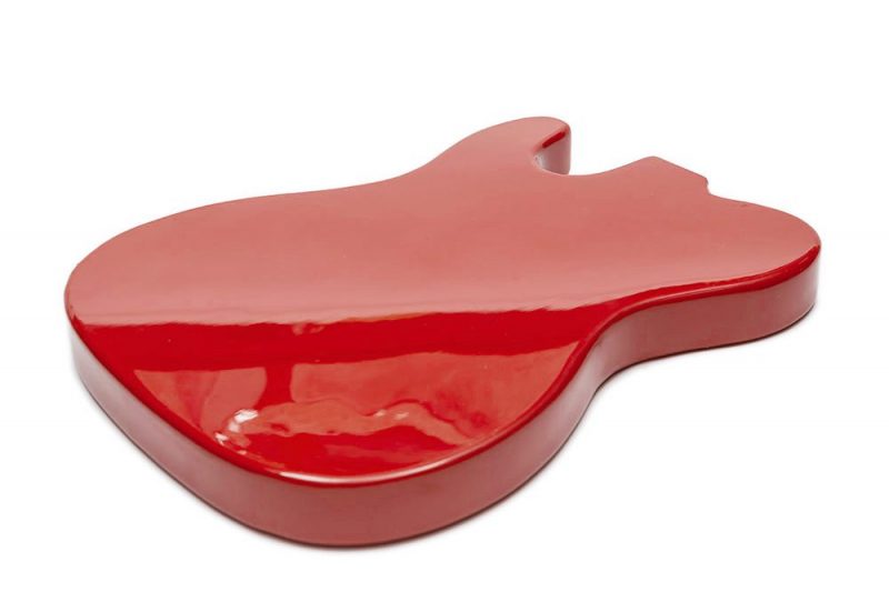 FIESTA RED ASH TELECASTER GUITAR BODY