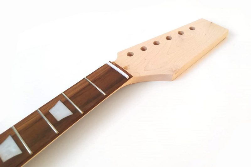 MASTIL STRATOCASTER DE ARCE Y BLACKWOOD TEK 22 TRASTES TRAPECIOS