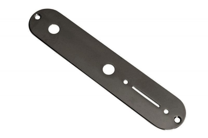 BLACK NICKEL TELECASTER CTS CONTROL PLATE