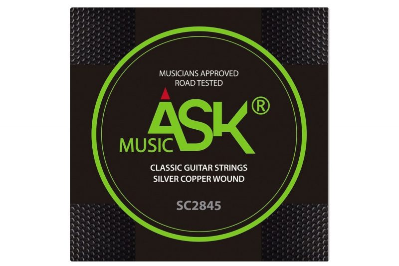 SET DE CUERDAS ASK MUSIC GUITARRA CLÁSICA TENSIÓN ALTA 28-45