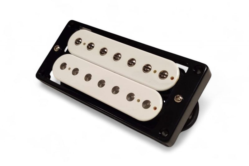 PASTILLAS ARTEC HBC117 HUMBUCKER 7 CUERDAS CON POLOS AJUSTABLES BLANCAS