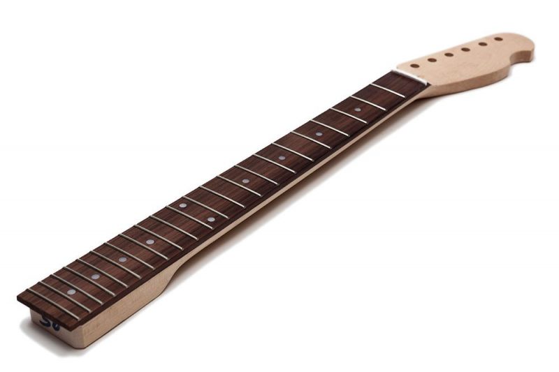 MASTIL TELECASTER DE ARCE Y PALO ROSA 22 TRASTES SATINADO STOCK-B
