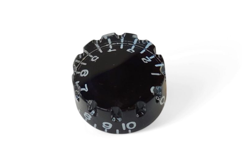 BOTONES RANURADOS SPEED LES PAUL NEGROS