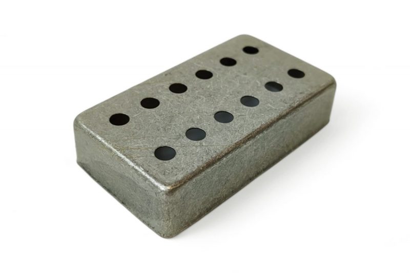 CUBIERTAS ARTEC HUMBUCKER 12 POLOS AJUSTABLES PLATEADO VINTAGE